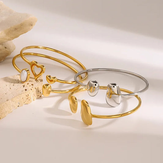 Sacred Heart Open Bangles