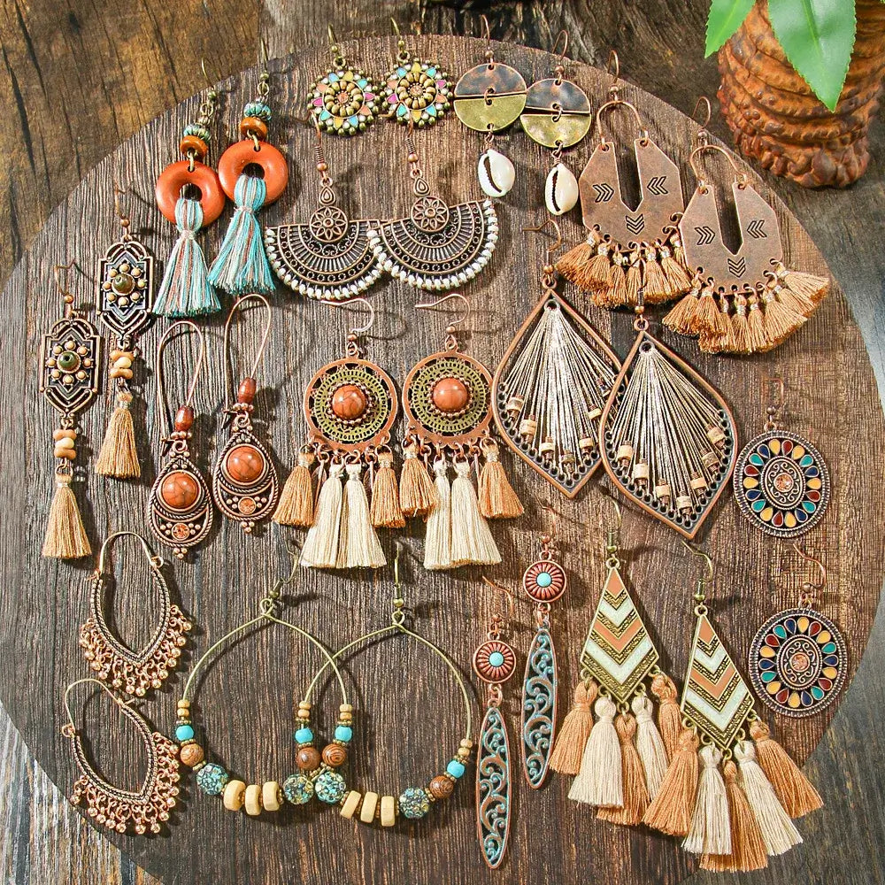 Sands of Time - Desert Sun Earring Series