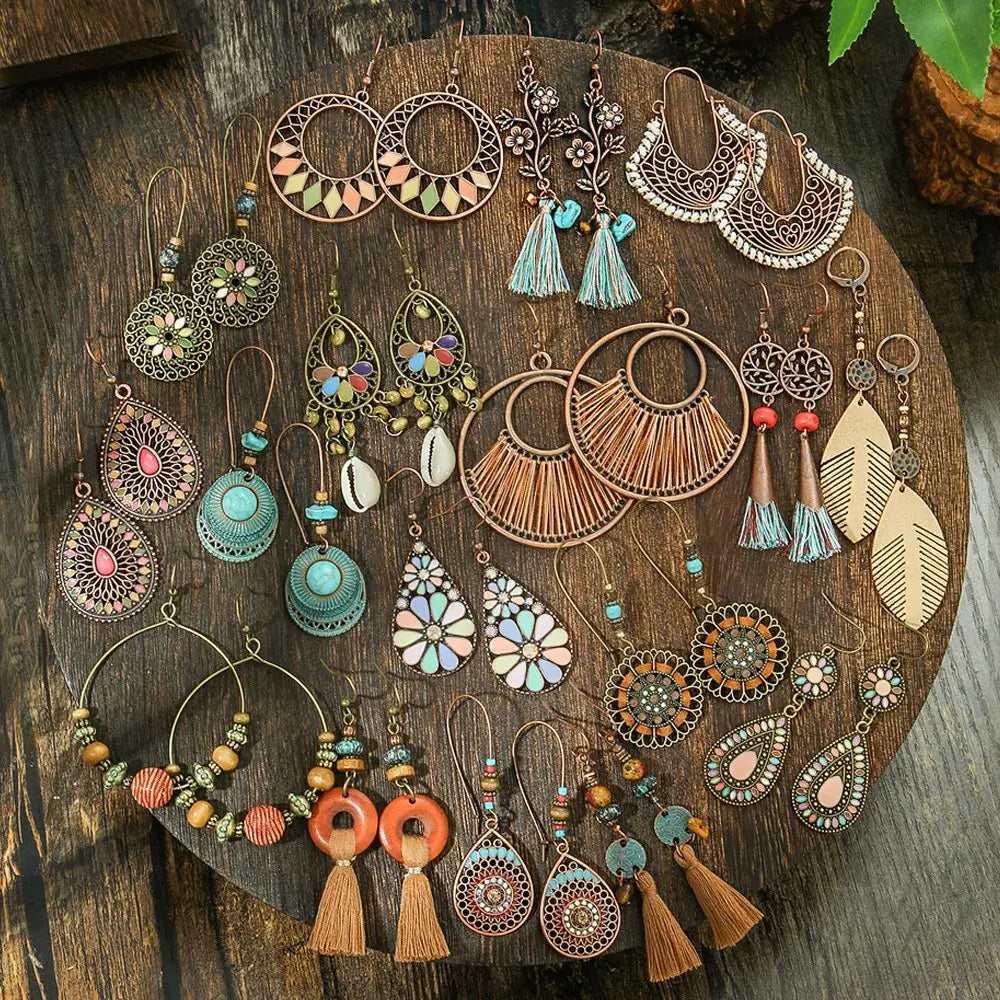 Desert Bloom Festive Earring Series