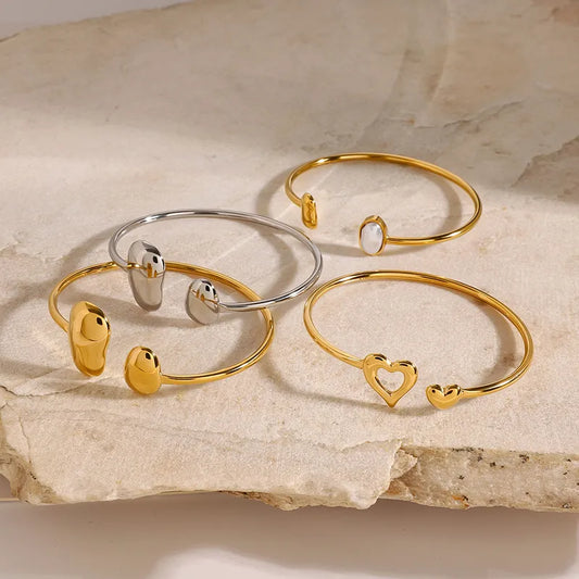 Sacred Heart Open Bangles