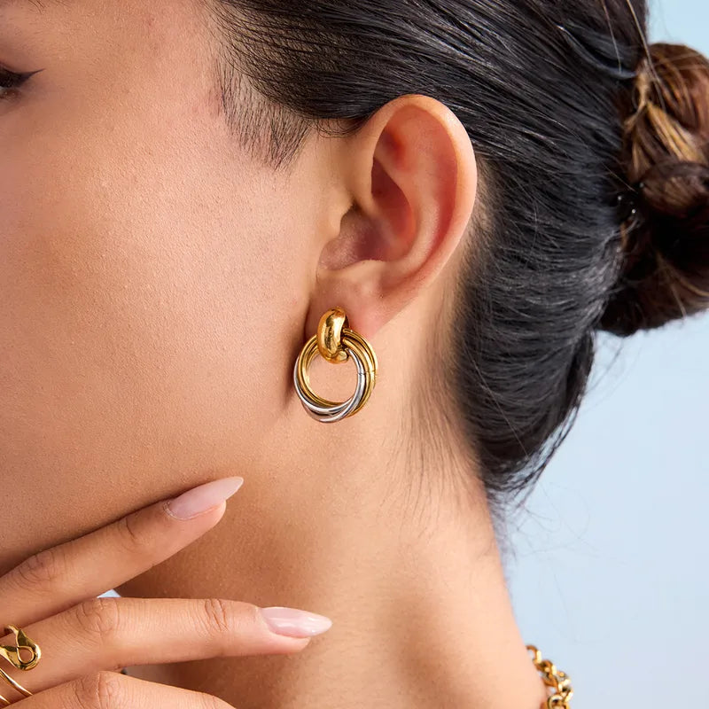 Dainty Daily wear Twisted Stud Earrings