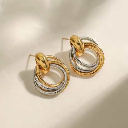 Dainty Daily wear Twisted Stud Earrings