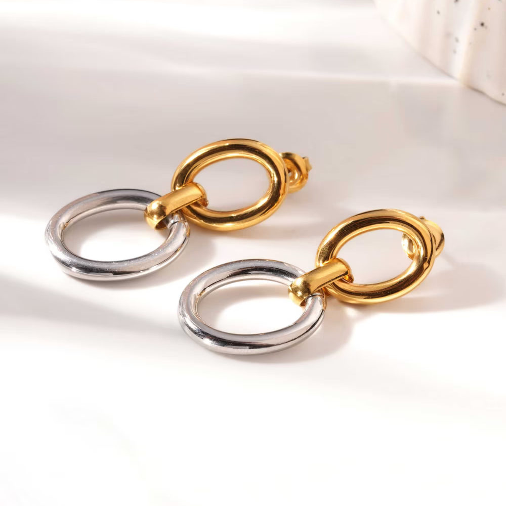 Dainty Daily Wear Metal Hoop Earrings