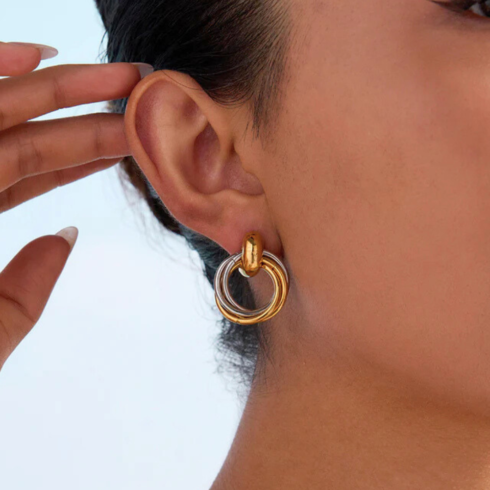 Dainty Daily wear Twisted Stud Earrings