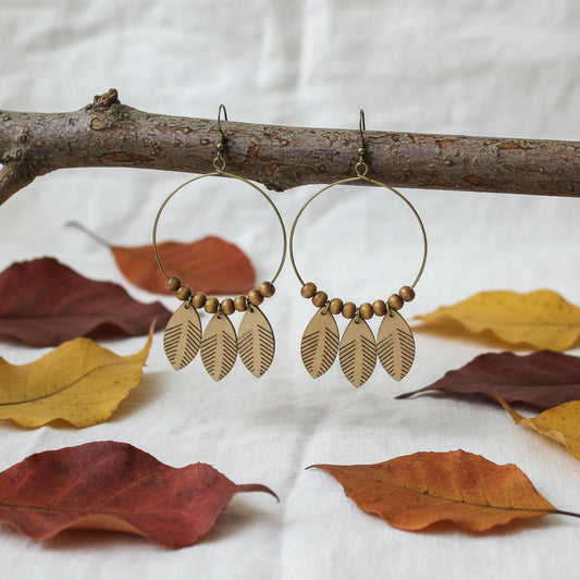 Image of an earring - New Design Earrings - Hoop Earrings (Boho) by Zuzus Trove