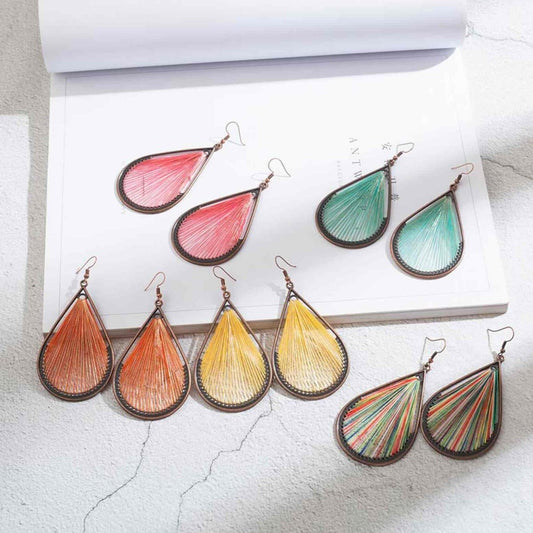 Image of an earring - Premium Handworked | Thread Drop Earrings by Zuzus Trove