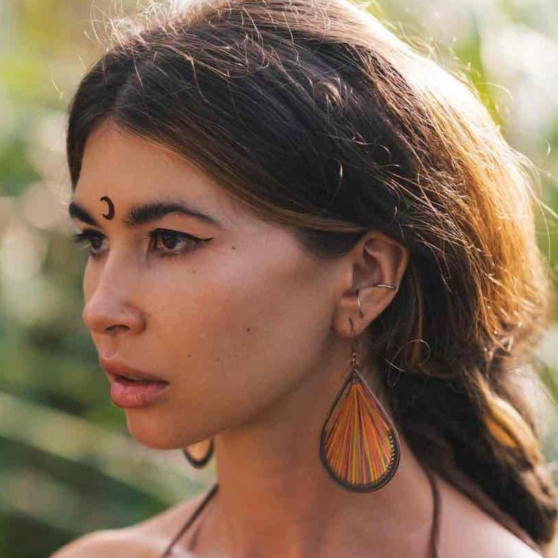 Image of an earring - Premium Handworked | Thread Drop Earrings by Zuzus Trove
